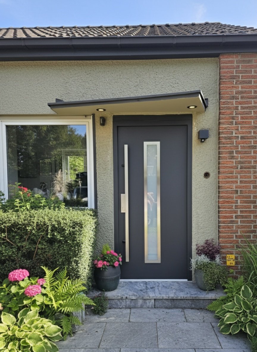 Haustür-Projekt mit Seitenteil in Neuss